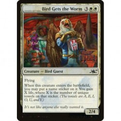 (Galaxy Foil) White - _____ Bird Gets the Worm (C) [UNF]