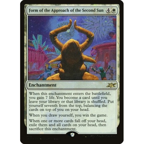 (Galaxy Foil) White - Form of the Approach of the Second Sun (R) [UNF]