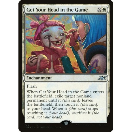 (Galaxy Foil) White - Get Your Head in the Game (U) [UNF]