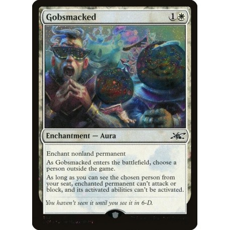 (Galaxy Foil) White - Gobsmacked (C) [UNF]