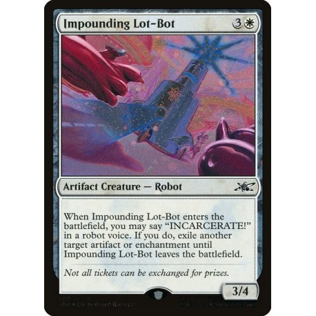 (Galaxy Foil) White - Impounding Lot-Bot (C) [UNF]