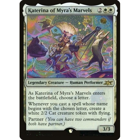 (Galaxy Foil) White - Katerina of Myra's Marvels (R) [UNF]