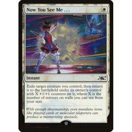 (Galaxy Foil) White - Now You See Me . . . (C) [UNF]