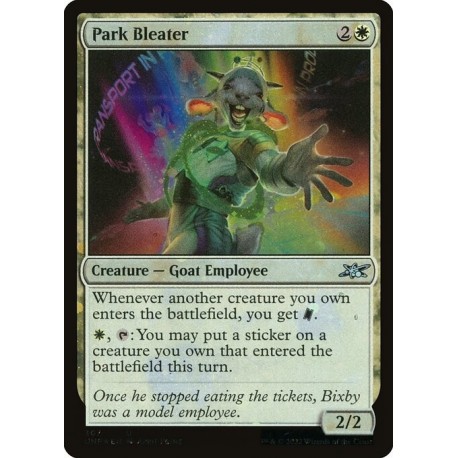 (Galaxy Foil) White - Park Bleater (U) [UNF]