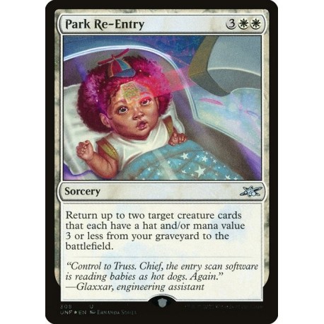 (Galaxy Foil) White - Park Re-Entry (U) [UNF]