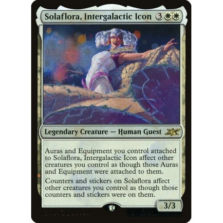 (Galaxy Foil) White - Solaflora, Intergalactic Icon (R) [UNF]