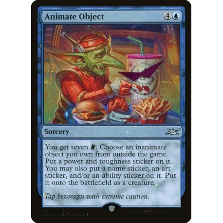 (Galaxy Foil) Blue - Animate Object (U) [UNF]