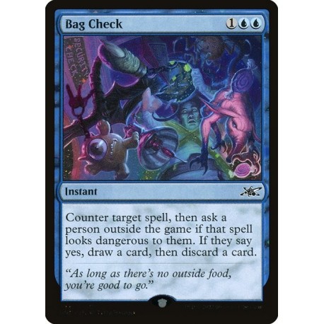 (Galaxy Foil) Blue - Bag Check (C) [UNF]