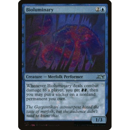 (Galaxy Foil) Blue - Bioluminary (U) [UNF]
