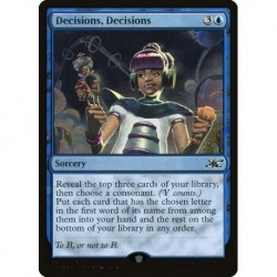 (Galaxy Foil) Blue - Decisions, Decisions (C) [UNF]