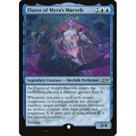 (Galaxy Foil) Blue - Fluros of Myra's Marvels (R) [UNF]