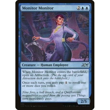 (Galaxy Foil) Blue - Monitor Monitor (U) [UNF]