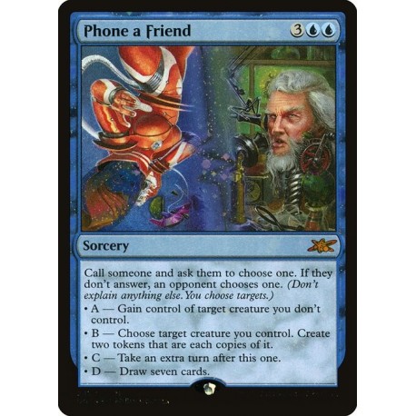 (Galaxy Foil) Blue - Phone a Friend (M) [UNF]