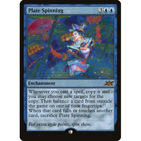 (Galaxy Foil) Blue - Plate Spinning (M) [UNF]
