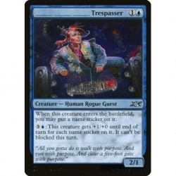 (Galaxy Foil) Blue - _____ _____ _____ Trespasser (U) [UNF]