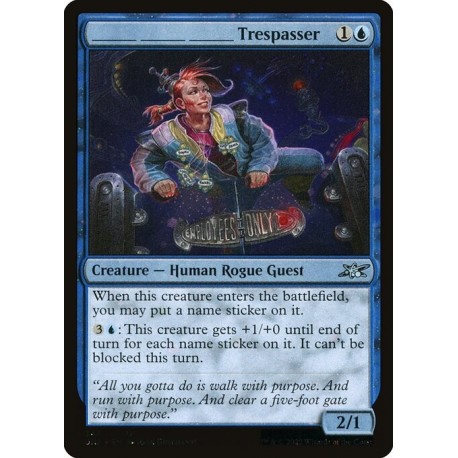 (Galaxy Foil) Blue - _____ _____ _____ Trespasser (U) [UNF]