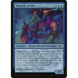 (Galaxy Foil) Blue - Wizards of the _____ (C) [UNF]