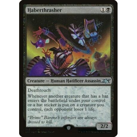 (Galaxy Foil) Black - Haberthrasher (U) [UNF]