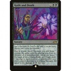 (Galaxy Foil) Black - Knife and Death (R) [UNF]