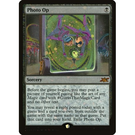 (Galaxy Foil) Black - Photo Op (M) [UNF]