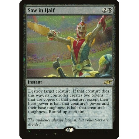 (Galaxy Foil) Black - Saw in Half (R) [UNF]
