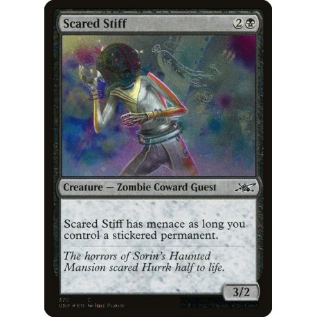 (Galaxy Foil) Black - Scared Stiff (C) [UNF]