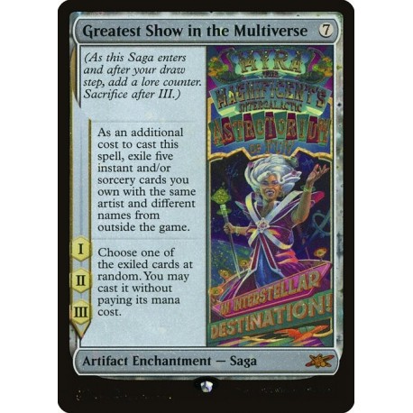 (Galaxy Foil) Artifact - Greatest Show in the Multiverse (M) [UNF]
