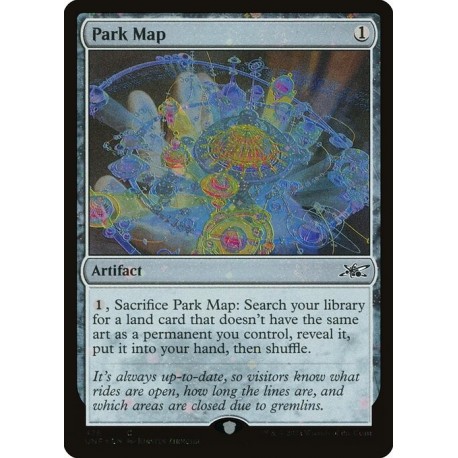 (Galaxy Foil) Artifact - Park Map (C) [UNF]