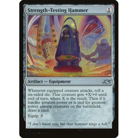 (Galaxy Foil) Artifact - Strength-Testing Hammer (U) [UNF]
