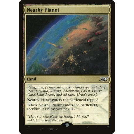 (Galaxy Foil) Land - Nearby Planet (C) [UNF]