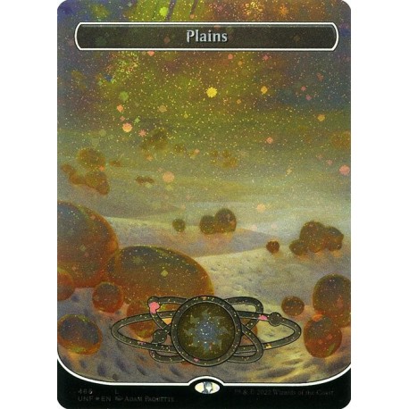 (Galaxy Foil) Land - Plains (V1) (C) [UNF]