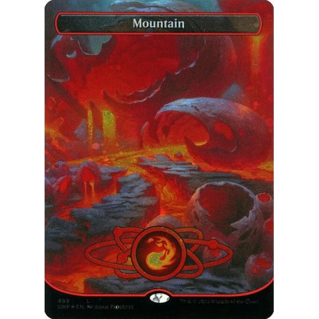 (Galaxy Foil) Land - Mountain (V1) (C) [UNF]