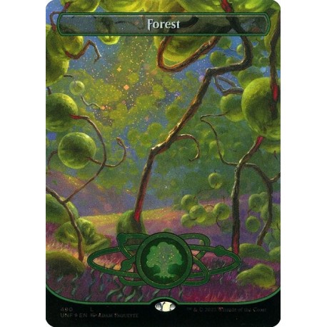 (Galaxy Foil) Land - Forest (V1) (C) [UNF]
