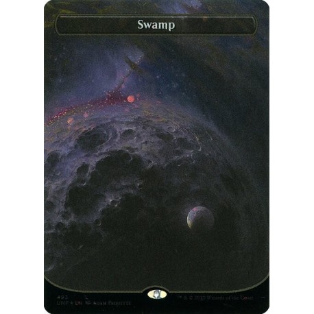 (Galaxy Foil) Land - Swamp (V2) (C) [UNF]