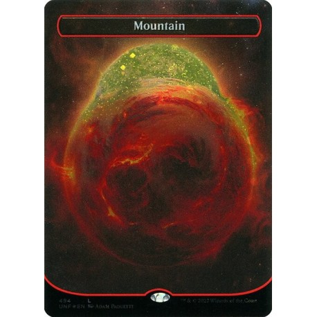 (Galaxy Foil) Land - Mountain (V2) (C) [UNF]
