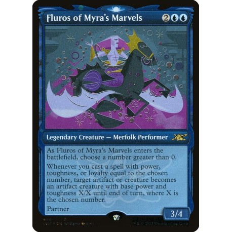 (Galaxy Foil) Blue - Fluros of Myra's Marvels (SC) (R) [UNF]