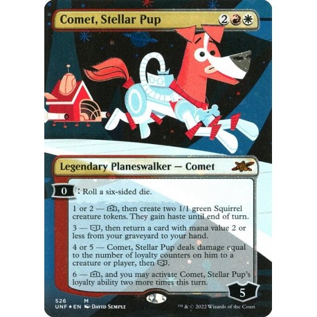 (Galaxy Foil) Multicolor - Comet, Stellar Pup (SC) (M) [UNF]
