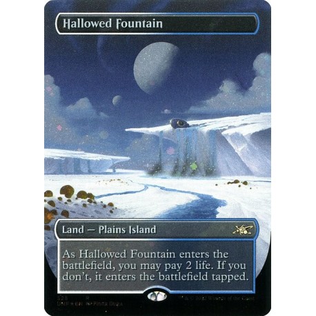 (Galaxy Foil) Land - Hallowed Fountain (R) [UNF]
