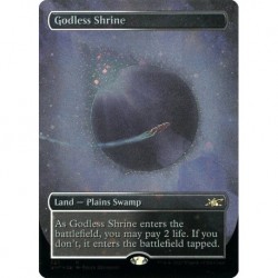 (Galaxy Foil) Land - Godless Shrine (R) [UNF]