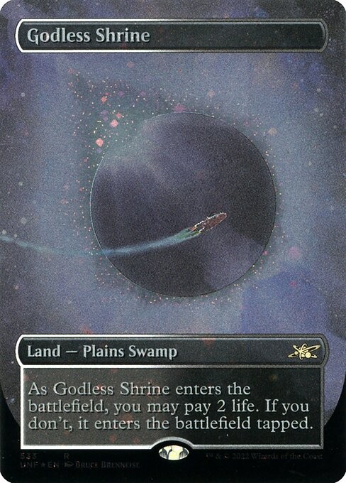 Magic The Gathering - Godless Shrine [UNF] (Galaxy Foil)