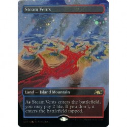 (Galaxy Foil) Land - Steam Vents (R) [UNF]