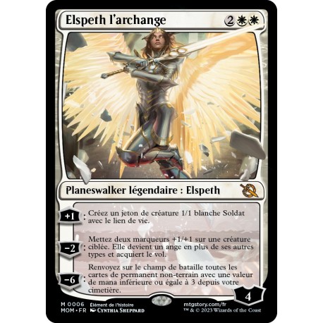 (FOIL) Blanche - Elspeth l'archange (M) [MOM]