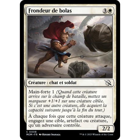 (FOIL) Blanche - Frondeur de bolas (C) [MOM]