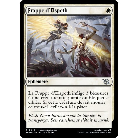 (FOIL) Blanche - Frappe d'Elspeth (U) [MOM]