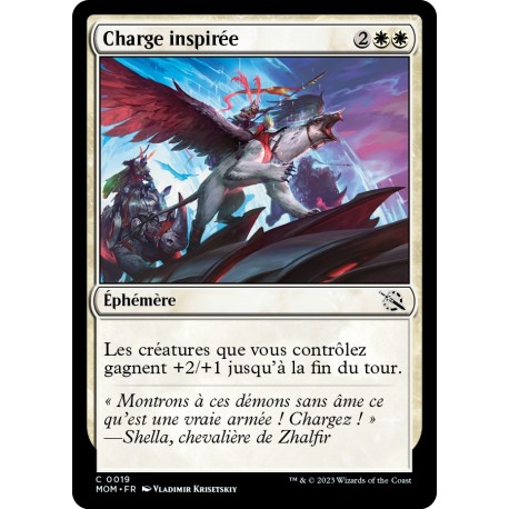(FOIL) Blanche - Charge inspirée (C) [MOM]