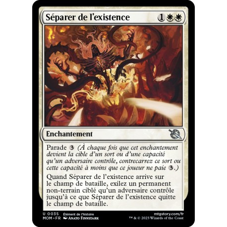 (FOIL) Blanche - Séparer de l'existence (U) [MOM]