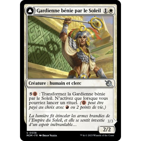 (FOIL) Blanche - Gardienne bénie par le Soleil (U) [MOM]