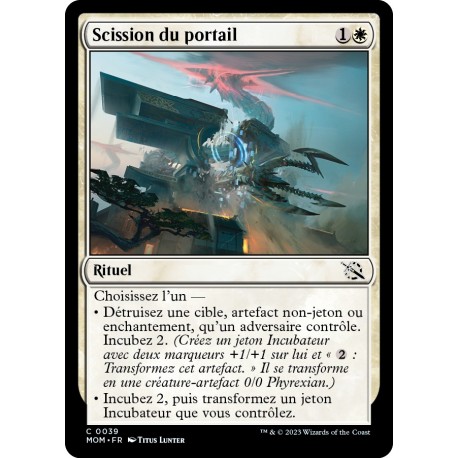 (FOIL) Blanche - Scission du portail (C) [MOM]