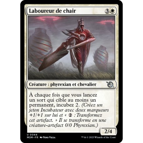(FOIL) Blanche - Laboureur de chair (U) [MOM]