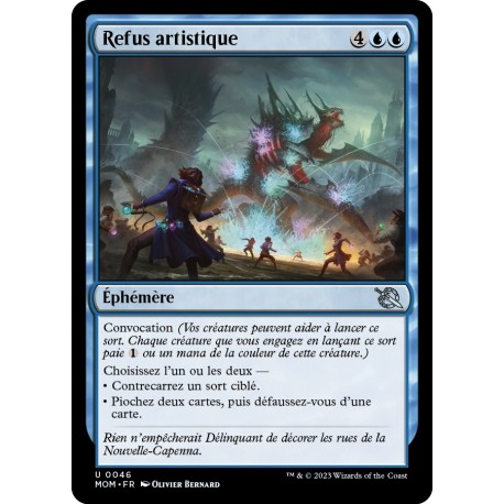 (FOIL) Bleue - Refus artistique (U) [MOM]